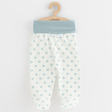 NEW BABY Baba lábfejes nadrág New Baby Classic II csillagokkal menta babanadrág