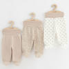 NEW BABY Baba lábfejes nadrág New Baby Classic II Uni 3 db bézs