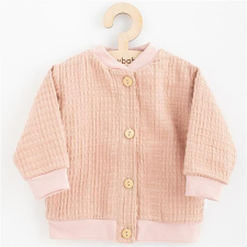 NEW BABY Baba muszlin kabátka New Baby Comfort clothes rózsaszín gyerek pulóver, kardigán