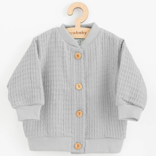 NEW BABY Baba muszlin kabátka New Baby Comfort clothes zsálya szürke babakabát, overál, bundazsák