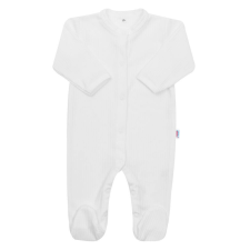 NEW BABY Baba pamut kezeslábas New Baby Practical fehér fiú rugdalózó