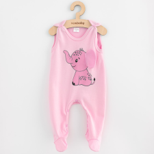 NEW BABY Baba pamut rugdalózó New Baby Happy Elephant pink rugdalózó