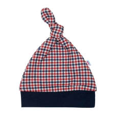 NEW BABY Baba pamut sapka New Baby Checkered 74 (6-9 h) gyerek sapka