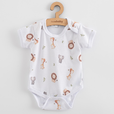 NEW BABY Baba rövid ujjú body New Baby For Babies safari kombidressz, body