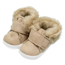 NEW BABY Baba téli velúr cipő New Baby 0-3 h világos barna gyerek cipő