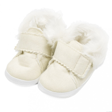 NEW BABY Baba téli velúr cipő New Baby 3-6 h bézs gyerek cipő