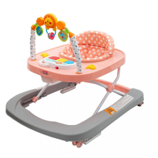 NEW BABY Bébikomp - New Baby szilikon kerekekkel Forest Kingdom Pink bébikomp