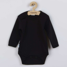 NEW BABY Body hosszú ujjú New Baby - fekete, vel. 86 (12-18 h) kombidressz, body