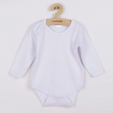 NEW BABY Body hosszú ujjú New Baby II - fehér kombidressz, body