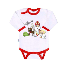 NEW BABY Body nyomtatott mintával New Baby Mikulás, vel. 80 (9-12 h) kombidressz, body
