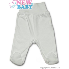 NEW BABY Csecsemő lábfejes nadrág New Baby fehér rugdalózó