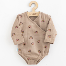 NEW BABY Csecsemő muszlin patentos body New Baby Rainbow kombidressz, body