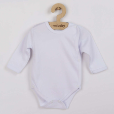 NEW BABY Csecsemő teljes hosszba patentos body New Baby Classic fehér kombidressz, body