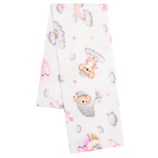 NEW BABY Flanel pelenka nyomtatott mintával New Baby koala rózsaszín mosható pelenka