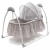 NEW BABY Gyerek bölcső New Baby Swingy időzítővel és dallamokkal