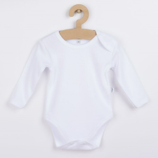 NEW BABY Hosszú ujjú baba body New Baby fehér kombidressz, body