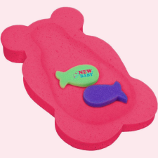 NEW BABY kádbetét szivacs Maxi piros medve bababiztonság