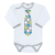 NEW BABY | New Baby Nyakkendő | Body nyomtatott mintával New Baby pöttyös nyakkendővel | Szürke | 56 (0-3 h)