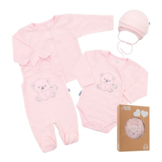 NEW BABY | New Baby Sweet Bear | Baba együttes New Baby Sweet Bear rózsaszín | Rózsaszín | 50