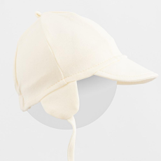 NEW BABY Pamut baba sapka napellenzővel New Baby Casually dressed cream