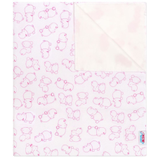 NEW BABY pelenkázó alátét flanell vízilovak rózsaszín pelenkázó matrac