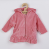 NEW BABY Plüss kapucnis pulóver New Baby Baby rózsaszín - 68 (4-6 h)