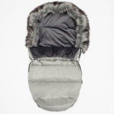 NEW BABY Téli lábzsák New Baby Lux Fleece szürke lábzsák
