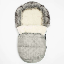 NEW BABY Téli lábzsák New Baby Lux Wool szürke lábzsák