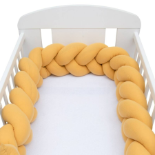 NEW BABY Védő fonott rácsvédő kiságyba muszlin New Baby mustárszín bababiztonság