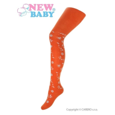 NEW BABY | Výprodej | Pamut harisnya 3D New Baby narancssárga | Narancssárga | 116 (5-6 éves) harisnya, combfix