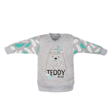 NEW BABY Wild Teddy szürke baba pulóver gyerek pulóver, kardigán