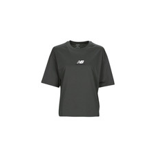New Balance Rövid ujjú pólók Athletics 1/4 Zip Fekete EU M