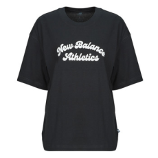 New Balance Rövid ujjú pólók LINEAR HERITAGE OVERSIZED T-SHIRT Fekete EU L
