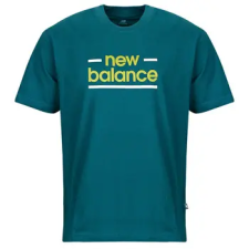 New Balance Rövid ujjú pólók LINEAR LINES T-SHIRT Zöld EU L férfi póló
