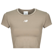 New Balance Rövid ujjú pólók NB Harmony Fitted T-Shirt Bézs EU M női póló