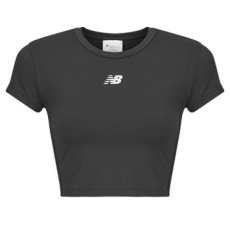 New Balance Rövid ujjú pólók NB Harmony Fitted T-Shirt Fekete EU XL