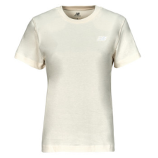 New Balance Rövid ujjú pólók SMALL LOGO T-SHIRT Bézs EU XL női póló