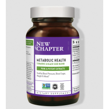 New Chapter Kurkuma és feketekömény magkeverék Metabolic Health, 60 db, New Chapter vitamin és táplálékkiegészítő