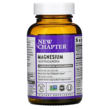 New Chapter Magnézium és Ashwagandha, 30 db, New Chapter vitamin és táplálékkiegészítő