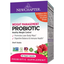 New Chapter Súlykezelési Probiotikum, 60 db vitamin és táplálékkiegészítő
