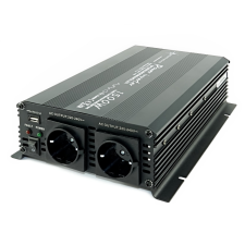 NEW ENERGY Inverter 230V 1500W feszültség átalakító 322x208x78 mm napelem