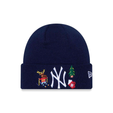 New Era inf festive cuff knit new york yankees téli sapka baba kék one
