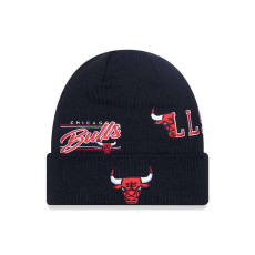 New Era multi patch beanie chicago bulls téli sapka unisex fekete one