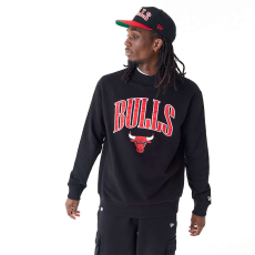 New Era nba arch graphic chicago bulls oversized pulóver férfi fekete xxl