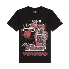 New Era nba rally drive miami heat póló férfi fekete xl férfi póló