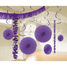  New Purple, Lila dekoráció szett 18 db-os party kellék