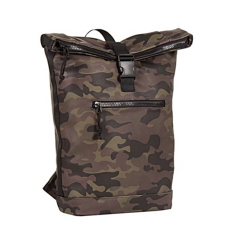 NEW REBELS Mart terepmintás 15,6"-os laptoptartós roll-up hátizsák 51.113544 számítógéptáska