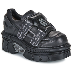 NEW ROCK Oxford cipők MET Fekete 38