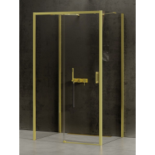 New Trendy Prime Light Gold zuhanykabin 160x100 cm négyszögletes arany fényes/átlátszó üveg K-1127 kád, zuhanykabin