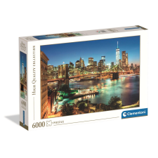 New York Brooklyn Bridge Lights 6000 db-os Compact puzzle Clementoni puzzle, kirakós